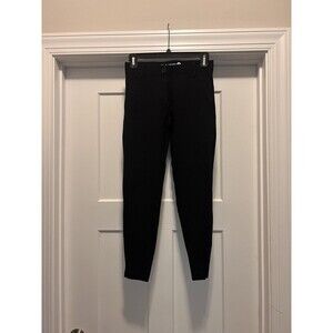 Betabrand Black Pants Size XS Petite Skinny Fit Tapered Leg Faux Pockets Midrise